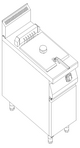 PF-T9/14 - Plynová fritéza