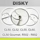 Disky pro CL 50, CL 52, CL 55, CL 60, R 502, R 652