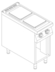 ESK-T29/P - Elektrický sporák