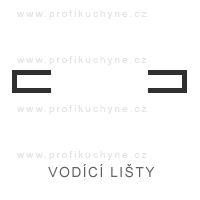 Vodící lišty pro chladící a mrazící stoly