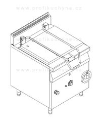 PKP-T9/80 - Plynová pánev 80 l
