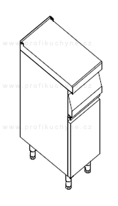 BM-T49/V - Pracovní stůl s dvířky
