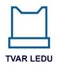 Tvar ledu kostka