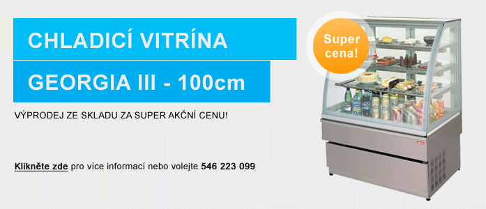 Chladicí vitrína Georgia III Zlatá