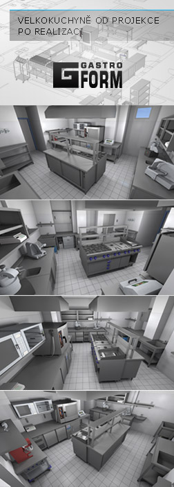 Projekce velkokuchyní, www.gastroform.cz