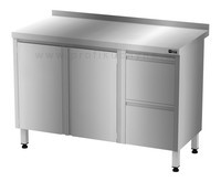 DM-3127 - Pracovní stůl skříňový, s dvířky, zásuvky