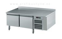 Nerezová podestavba RILLING, 2 moduly, hloubka 700 mm