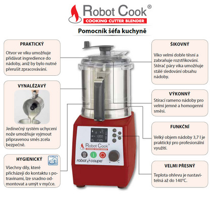 Robot Cook - pomocník šéfa kuchyně