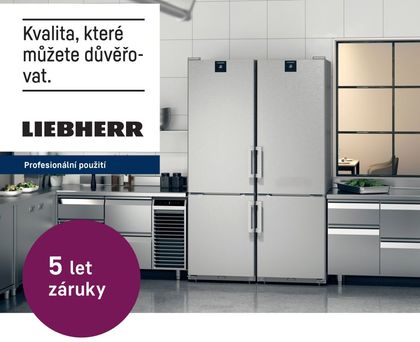 Záruka pět let na spotřebiče Liebherr